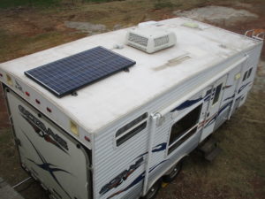 Solar panel on Howie