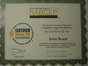 NABCEP certification
