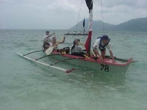 Outrigger canoeing